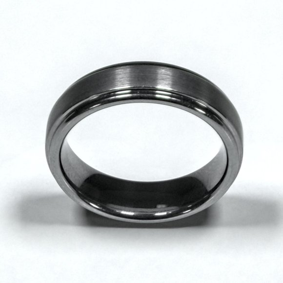 Tungsten Men's Wedding Band 6.0 mm - Picture 1 of 4